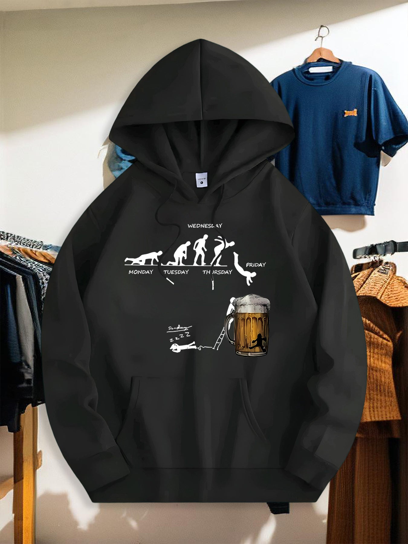 Bluza z Kapturem „Beer Evolution”