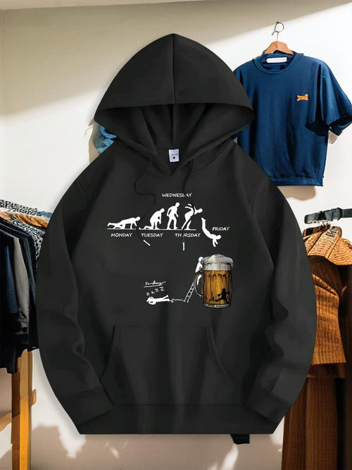 Bluza z Kapturem „Beer Evolution”