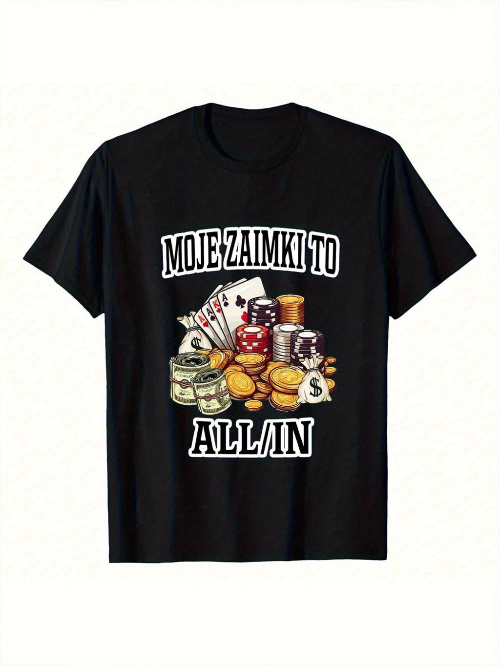 Koszulka „Moje Zaimki To All In” – 100% Bawełna