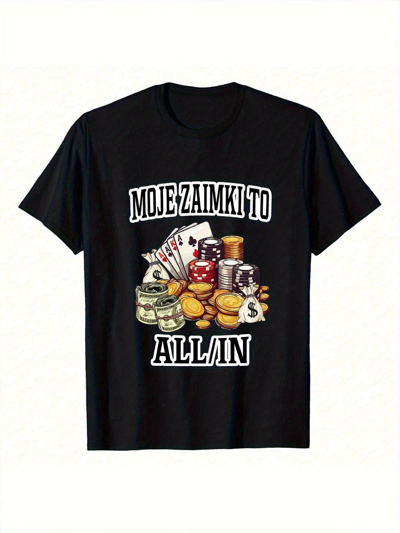 Koszulka „Moje Zaimki To All In” – 100% Bawełna