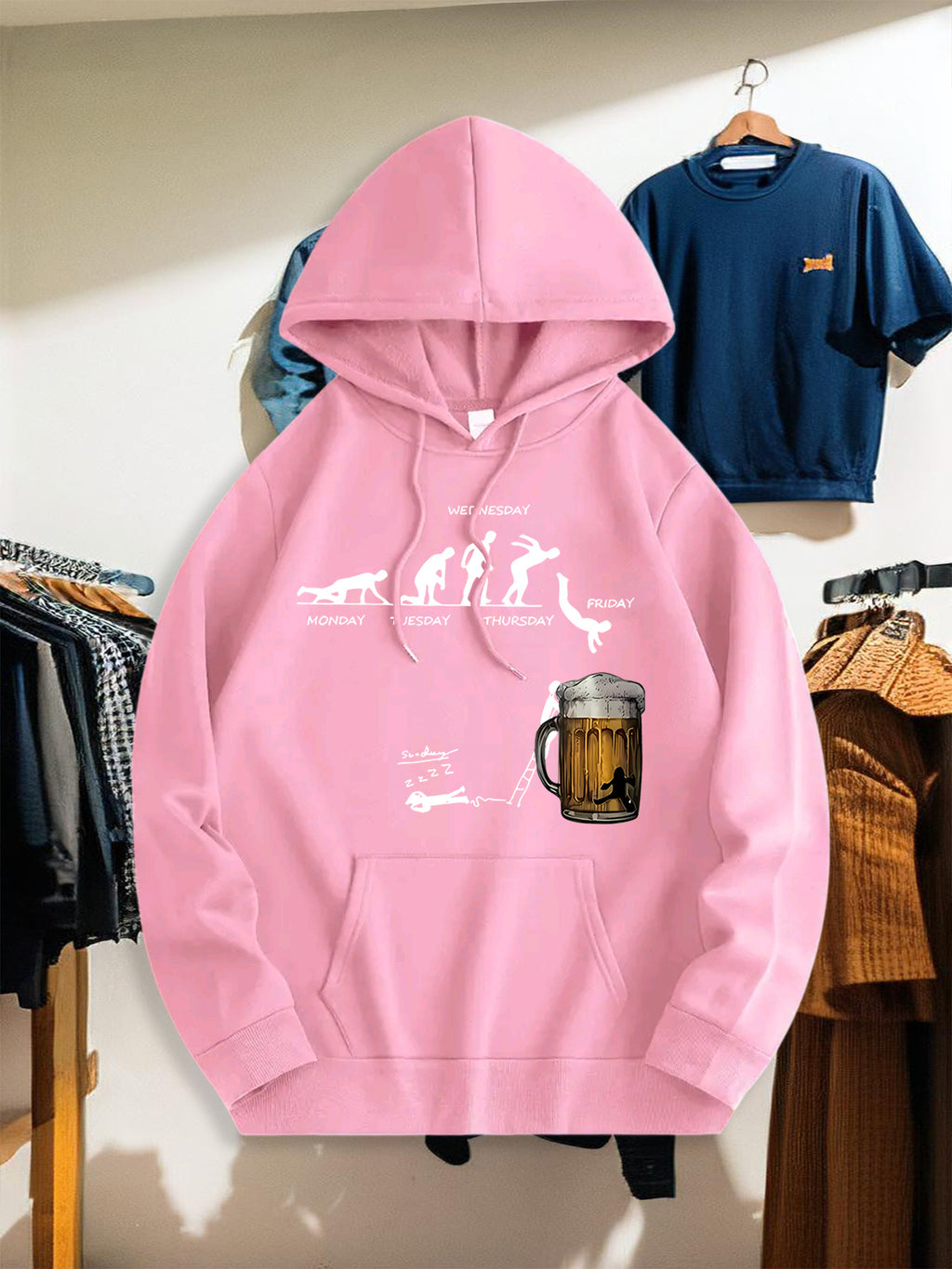 Bluza z Kapturem „Beer Evolution”