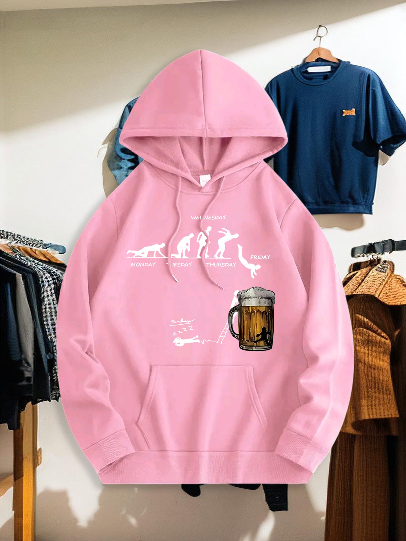 Bluza z Kapturem „Beer Evolution”