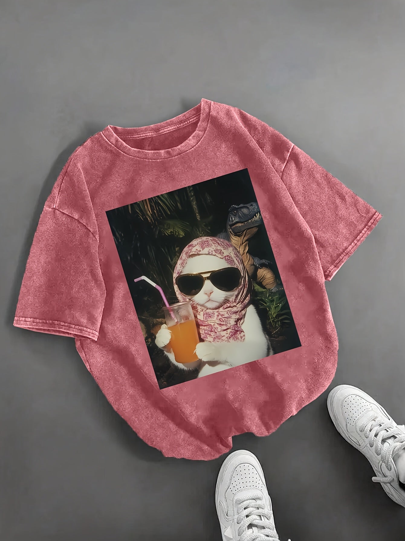 Koszulka damska Desert Chill Cat