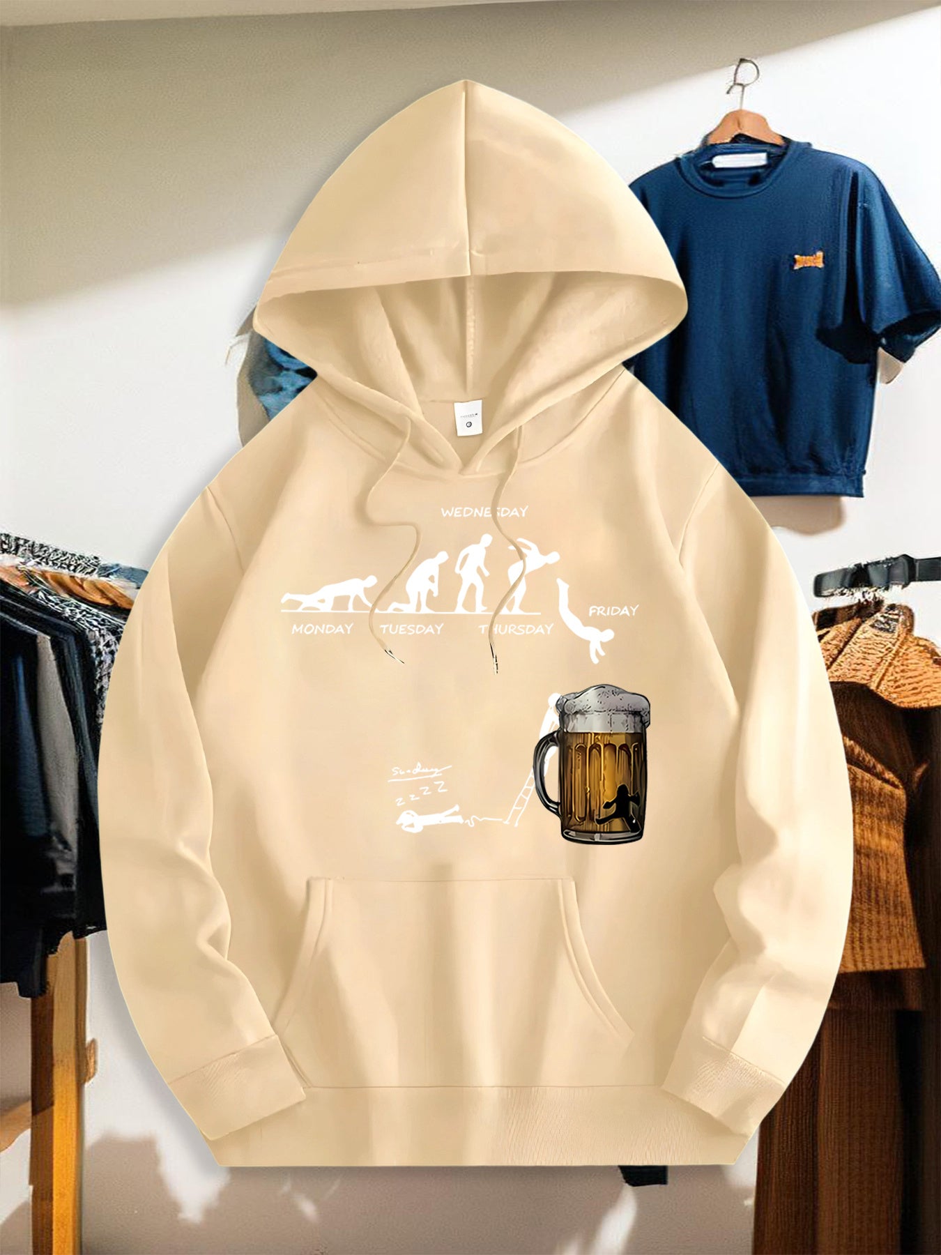 Bluza z Kapturem „Beer Evolution”
