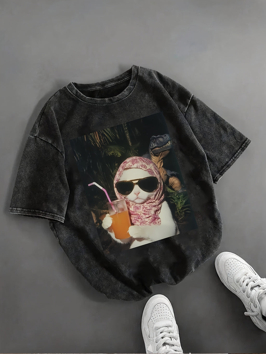 Koszulka damska Desert Chill Cat