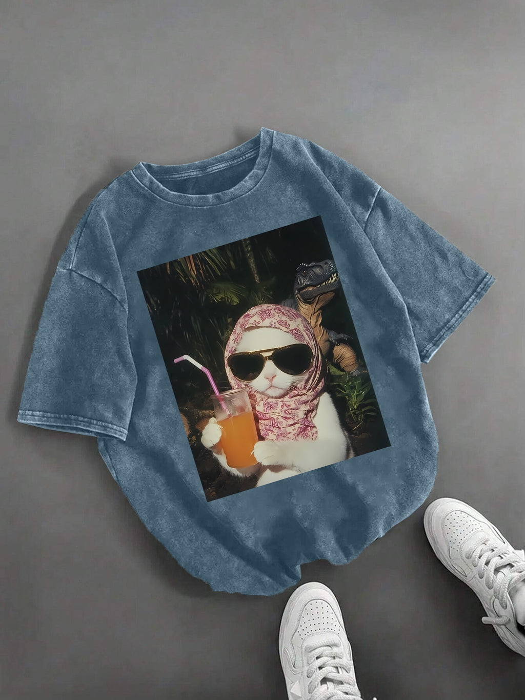 Koszulka damska Desert Chill Cat