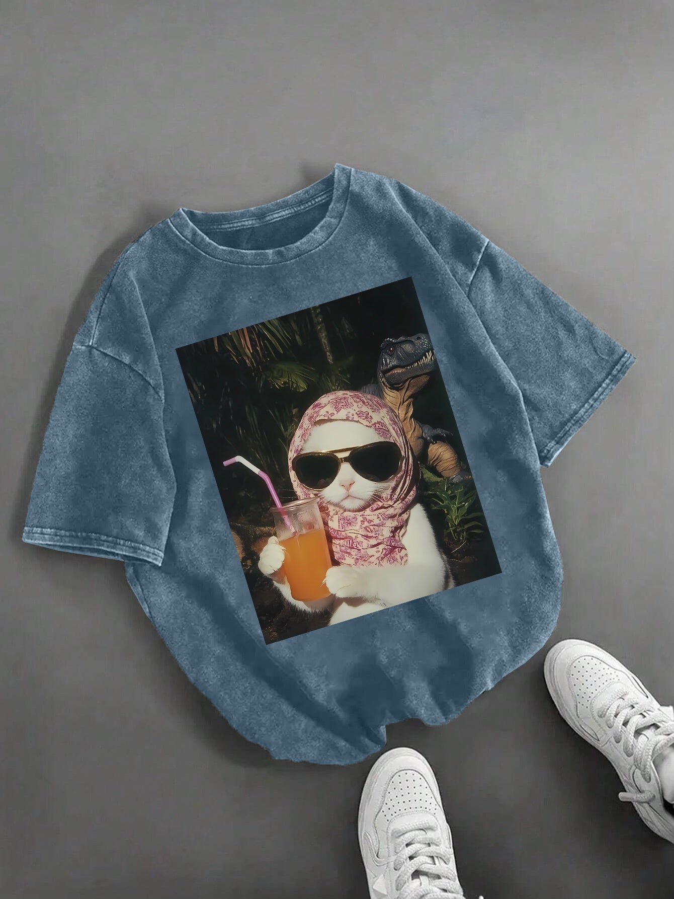 Koszulka damska Desert Chill Cat