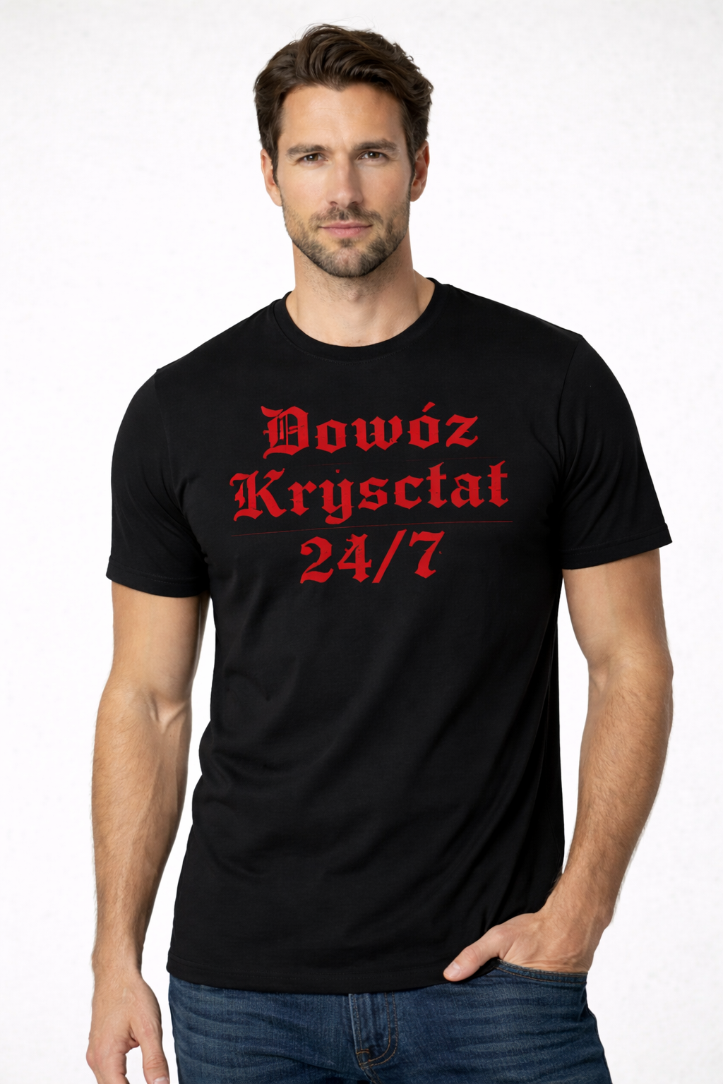 Koszulka „Dowóz Kryształ 24/7”