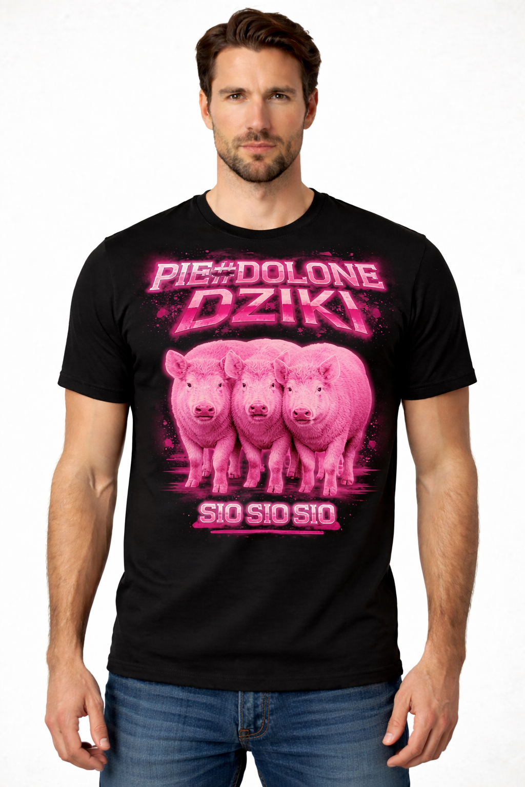 Koszulka „PIE#DOLONE DZIKI – SIO SIO SIO”