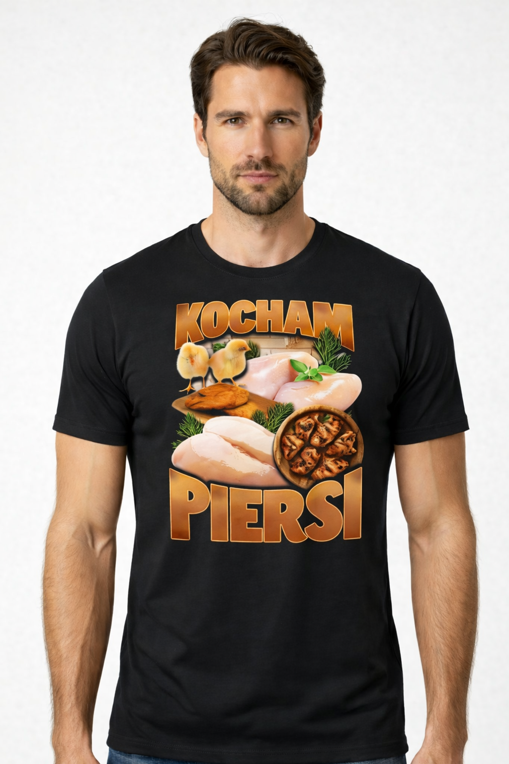 Koszulka „Kocham Piersi” – 100% Bawełna