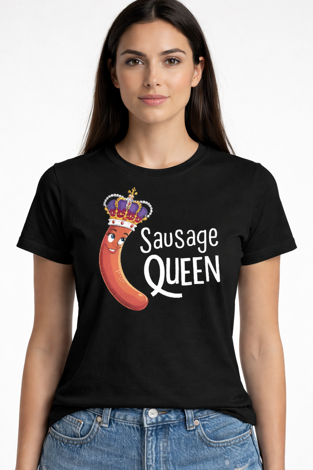 Koszulka damska „Sausage Queen”