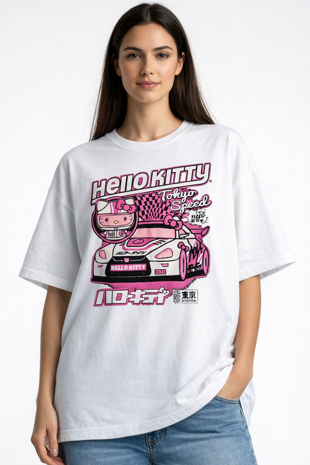 Koszulka Damska Hello Kitty Tokyo Speed