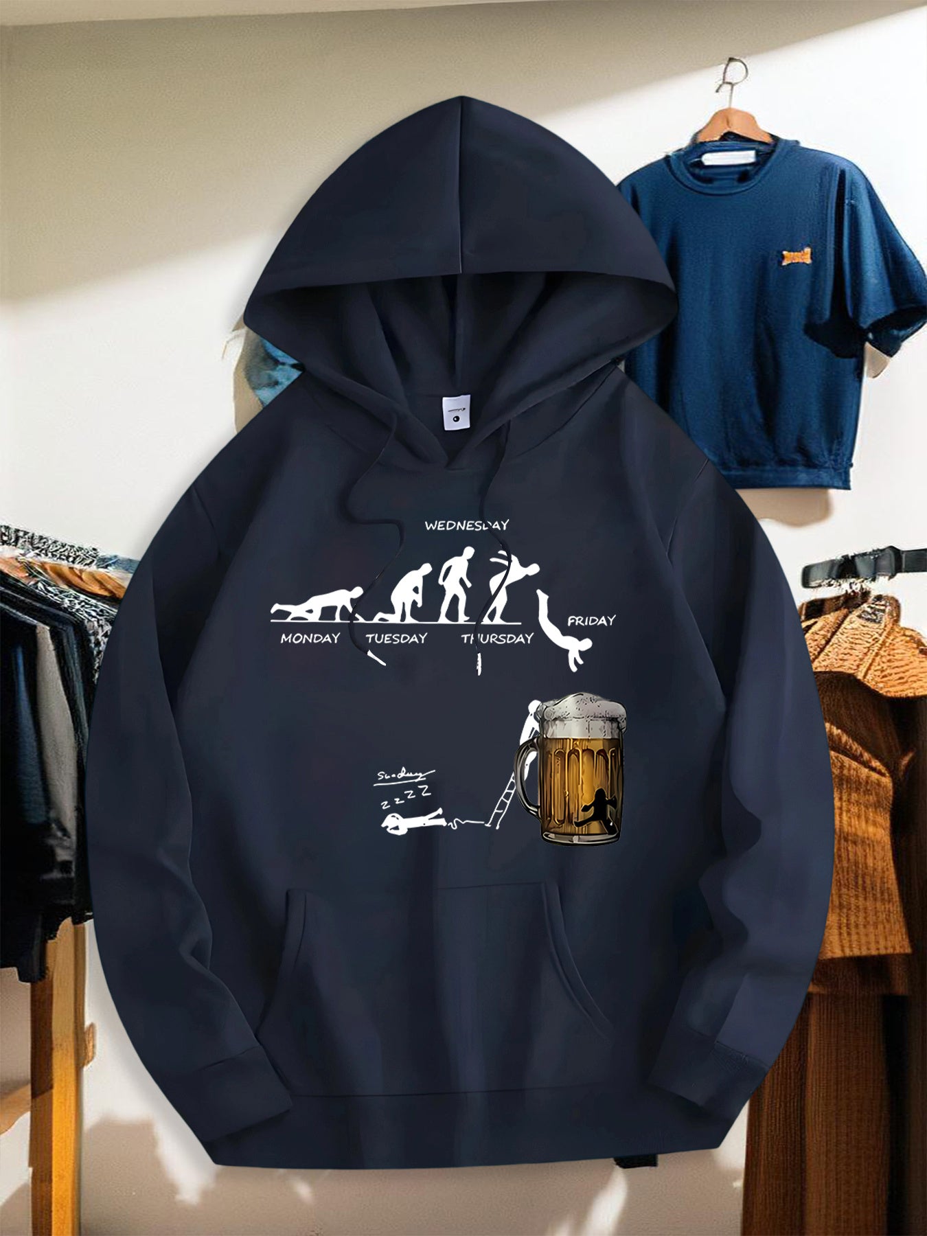 Bluza z Kapturem „Beer Evolution”