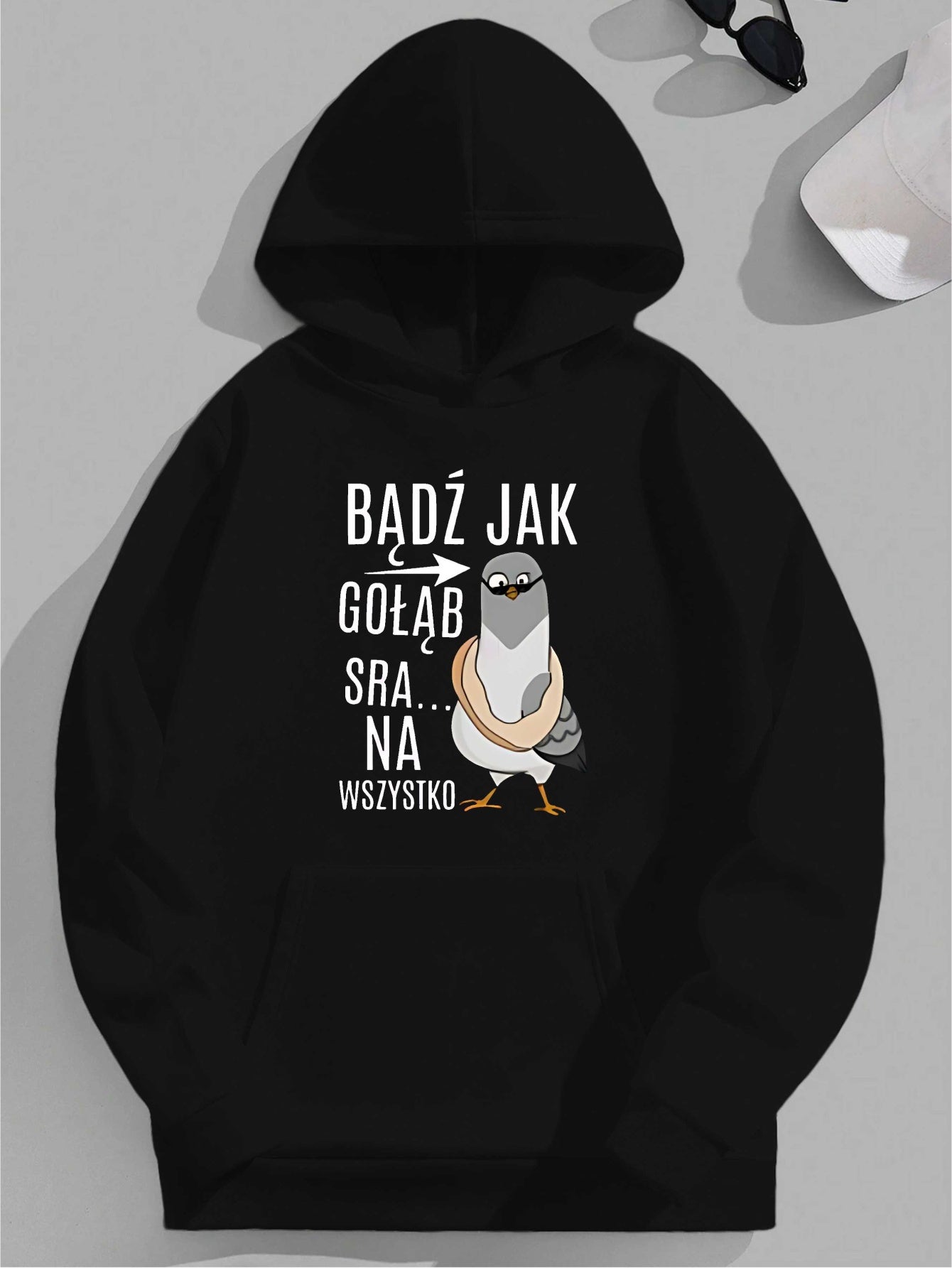 Bluza z kapturem „Bądź jak gołąb…”