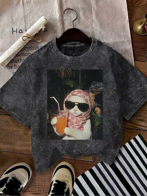 Koszulka damska Desert Chill Cat