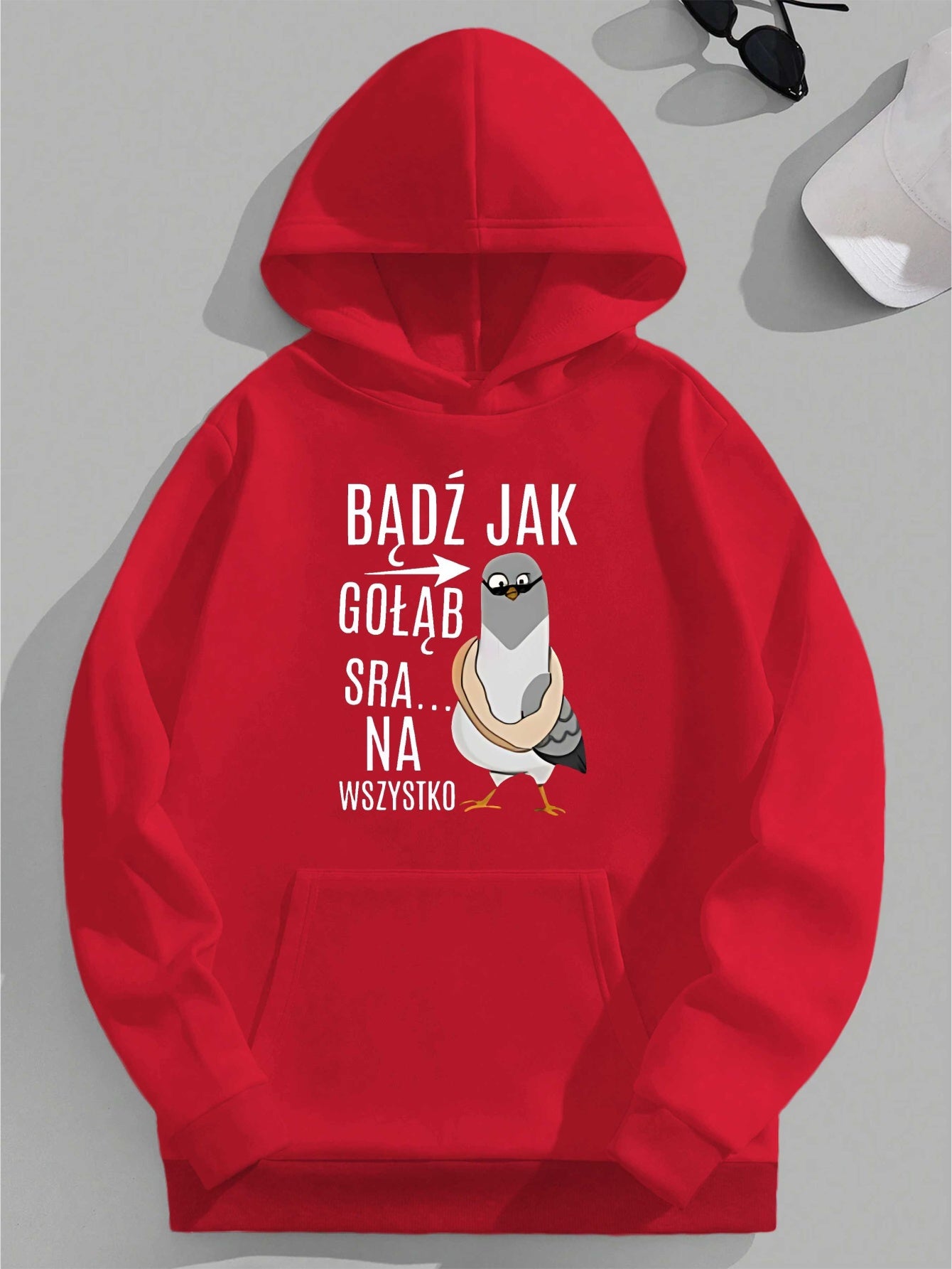 Bluza z kapturem „Bądź jak gołąb…”