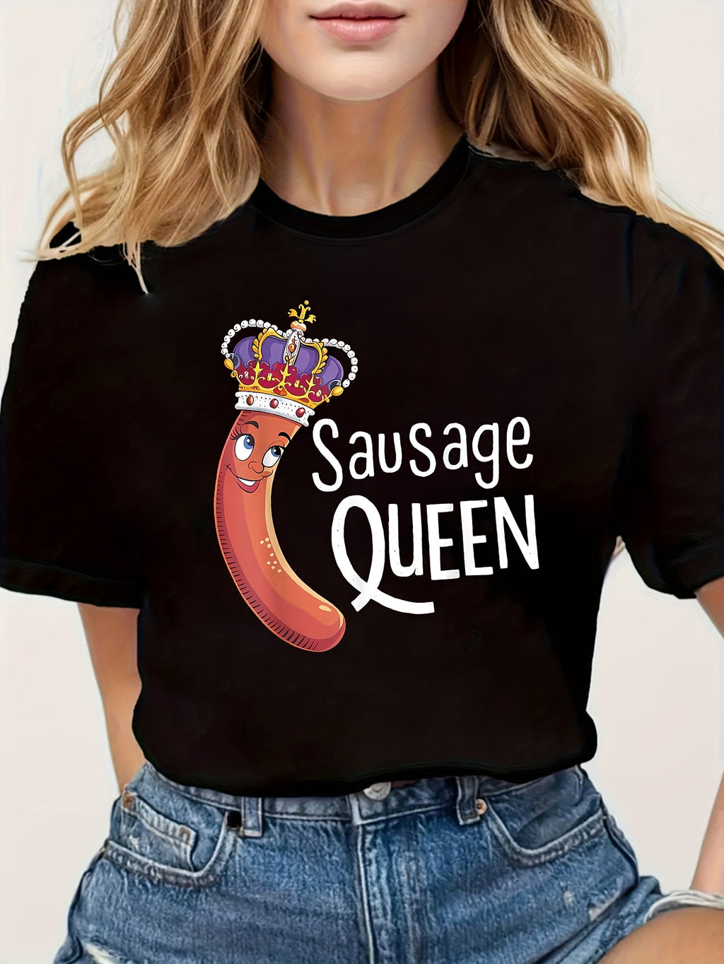 Koszulka damska „Sausage Queen”